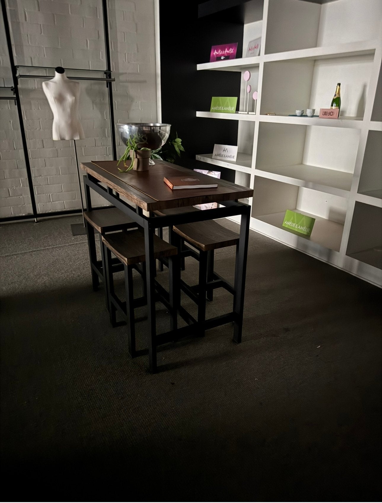 Bar avec 4 sièges, Maison & Meubles, Enlèvement