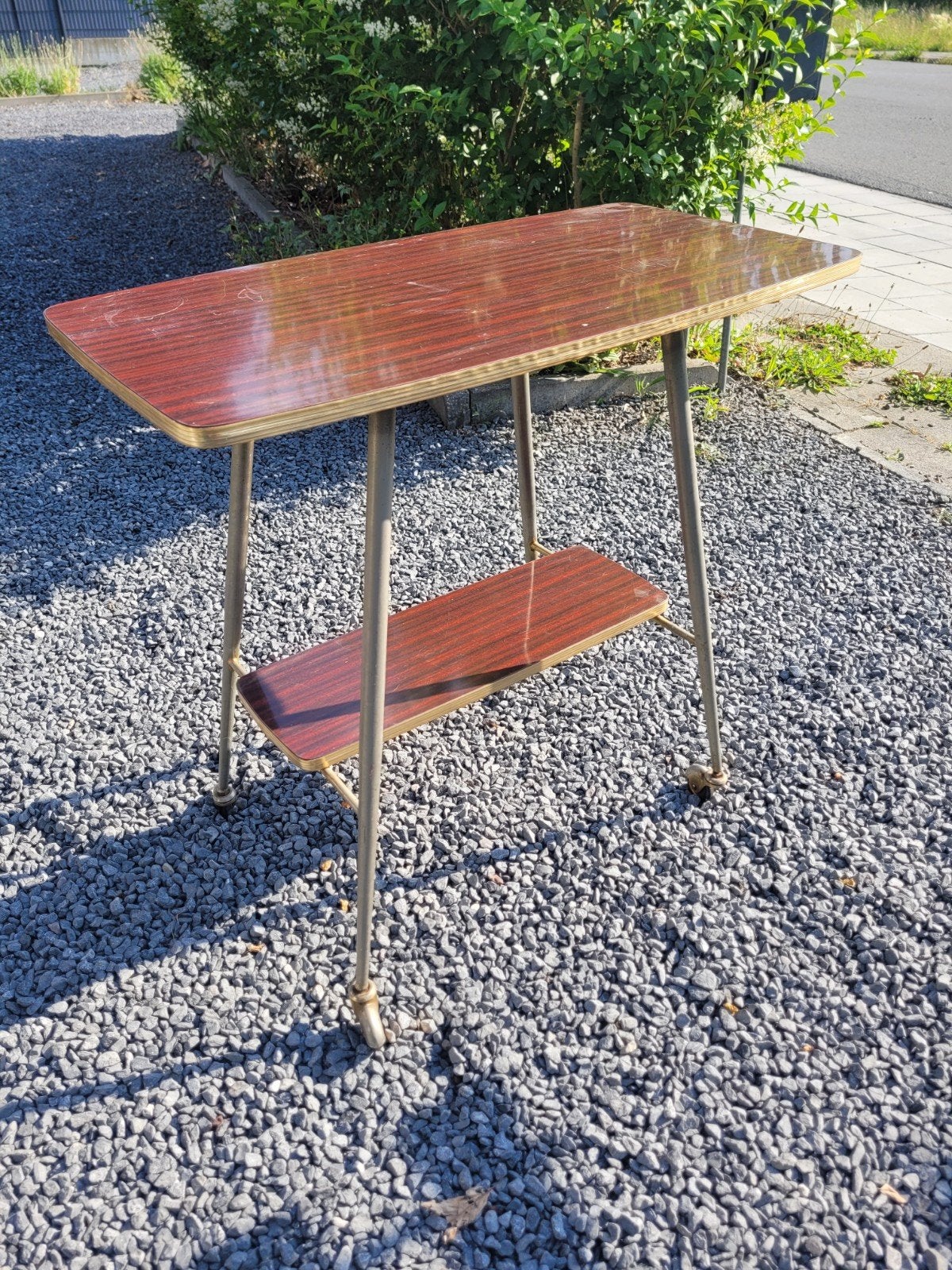 Table d'appoint vintage années 70, Antiquités & Art