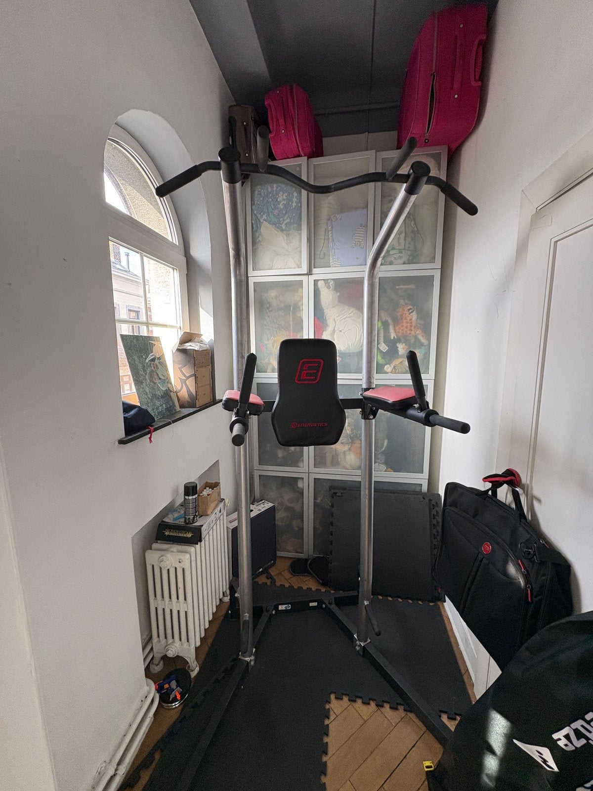 Chaise romaine musculation, Sports & Fitness, Appareils de fitness, Enlèvement, Comme neuf, Métal, Autres types