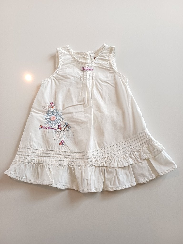 Wit jurkje maat 68 C&A, Kinderen en Baby's, Babykleding | Maat 68, Gebruikt, C&A, Meisje, Jurkje of Rokje