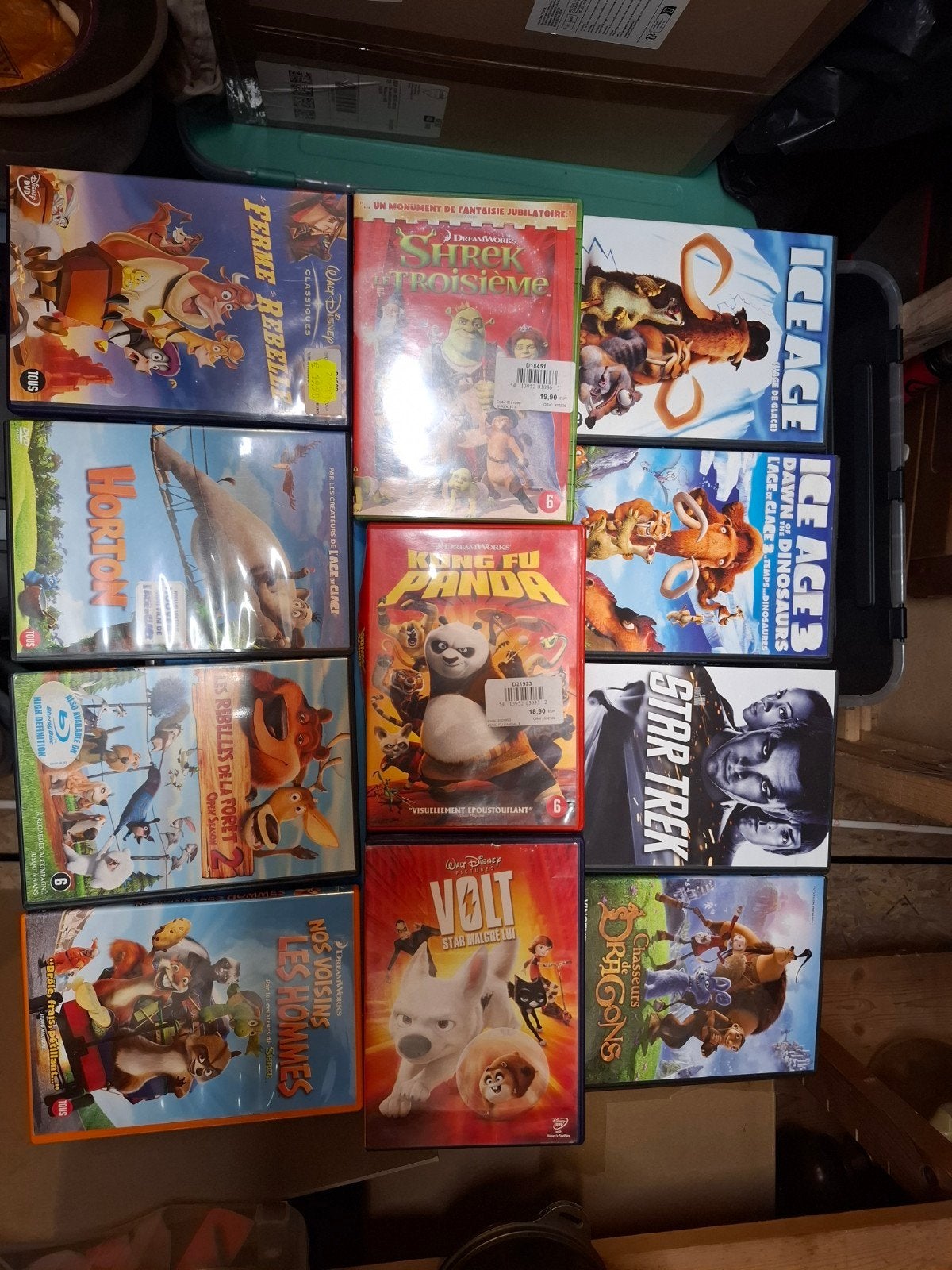 lot DVD enfants, divers, CD & DVD, À partir de 6 ans, Enlèvement ou Envoi, Utilisé, Dessin animé