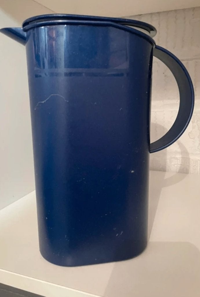 Pichet Tupperware, 1000 ml, Utilisé, Autres types, Bleu