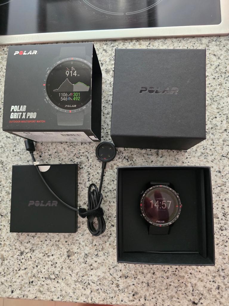 POLAR GRIT X PRO NOIR ️, Gebruikt, Zwart, Waterdicht, Polar