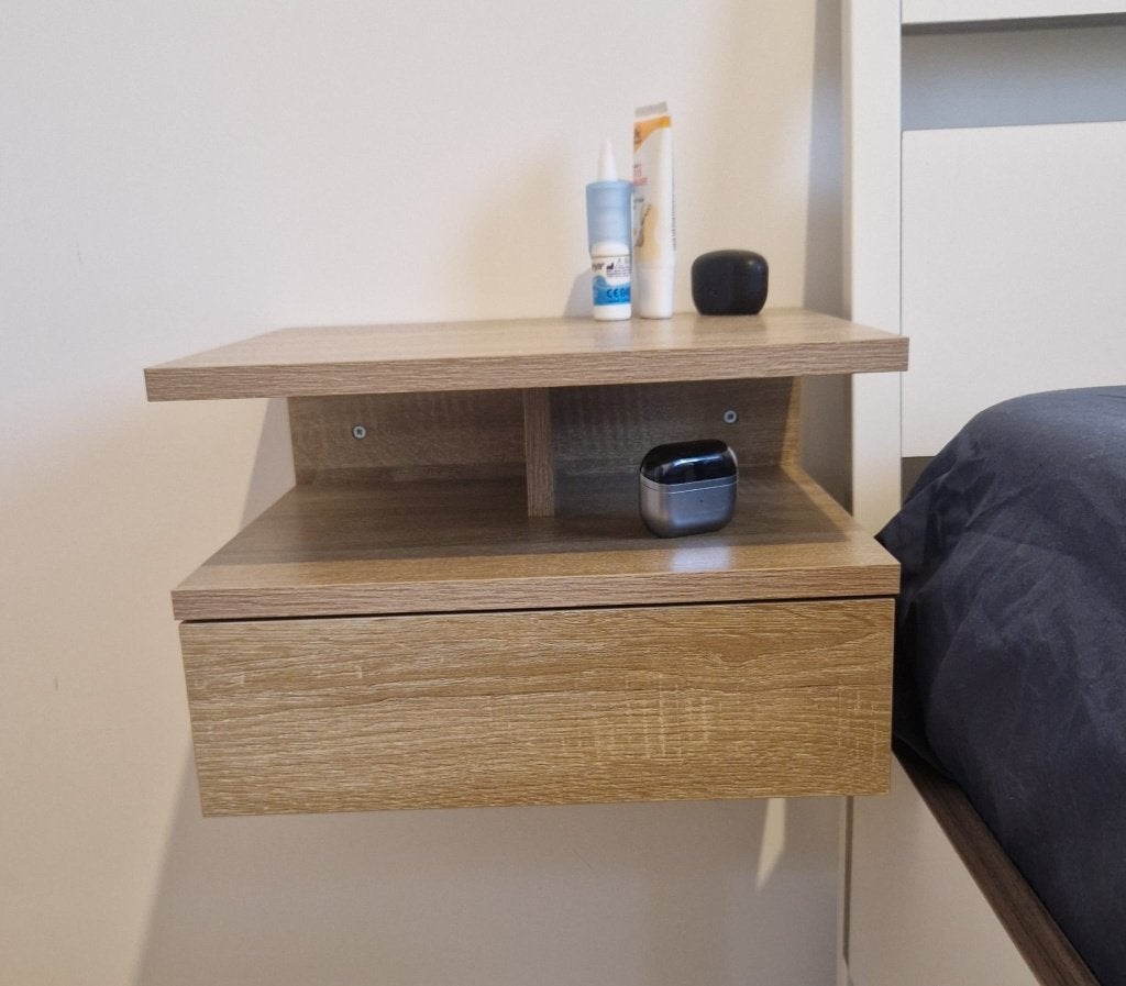Table de nuit murale NEUVE, Neuf, Moins de 55 cm, Moins de 45 cm, Enlèvement