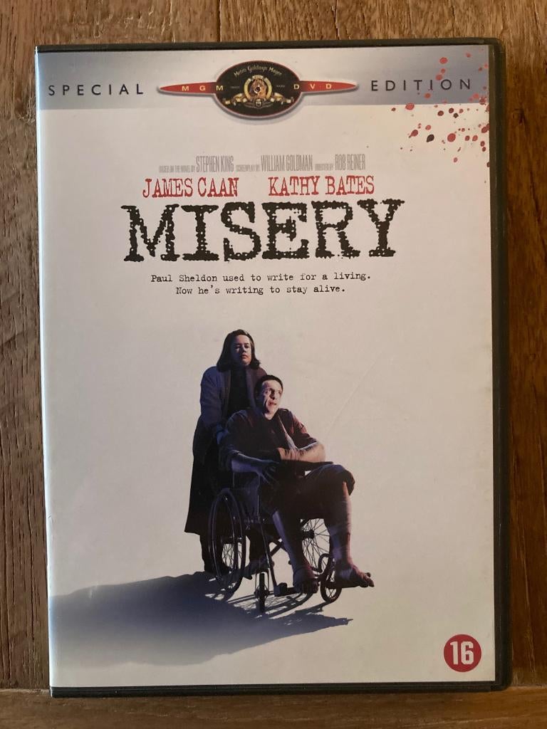 Misery, CD & DVD, DVD | Thrillers & Policiers, Utilisé, Thriller psychologique, Enlèvement ou Envoi