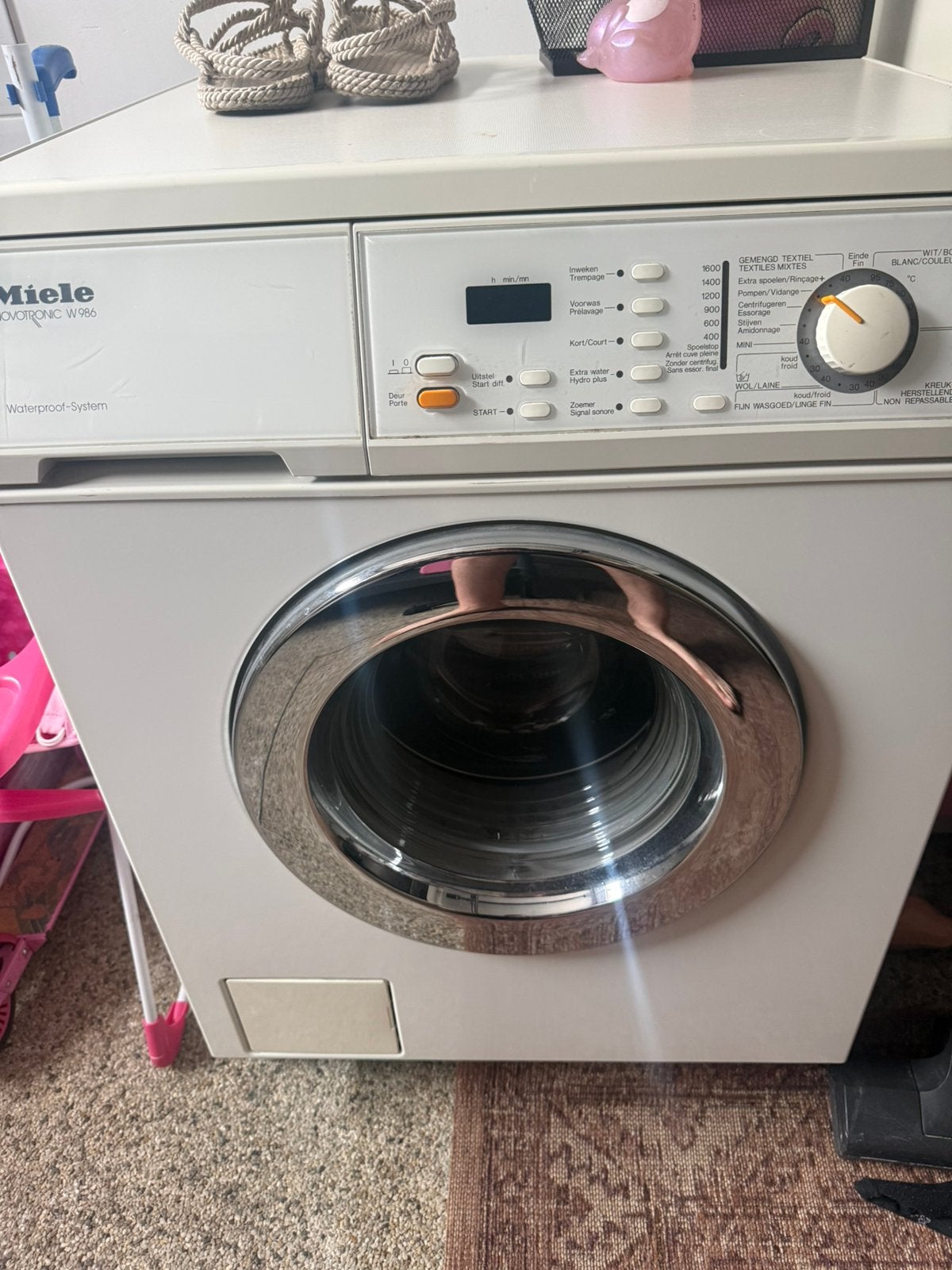 Miele Novotronic W986 Wasmachine – 1600 t/min –, Elektronische apparatuur, Wasmachines, Zo goed als nieuw, Ophalen of Verzenden