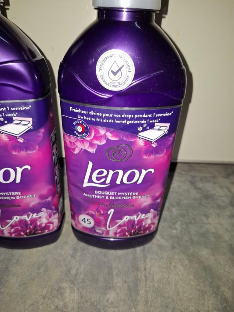 Lenor wasverzachter, Ophalen