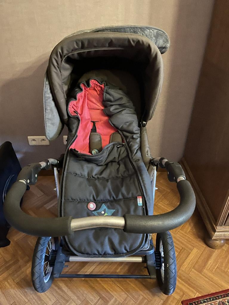 Kinderwagen/buggy, Kinderen en Baby's, Buggy's, Zo goed als nieuw, Overige merken, Regenhoes, Verstelbare rugleuning, Voetenzak