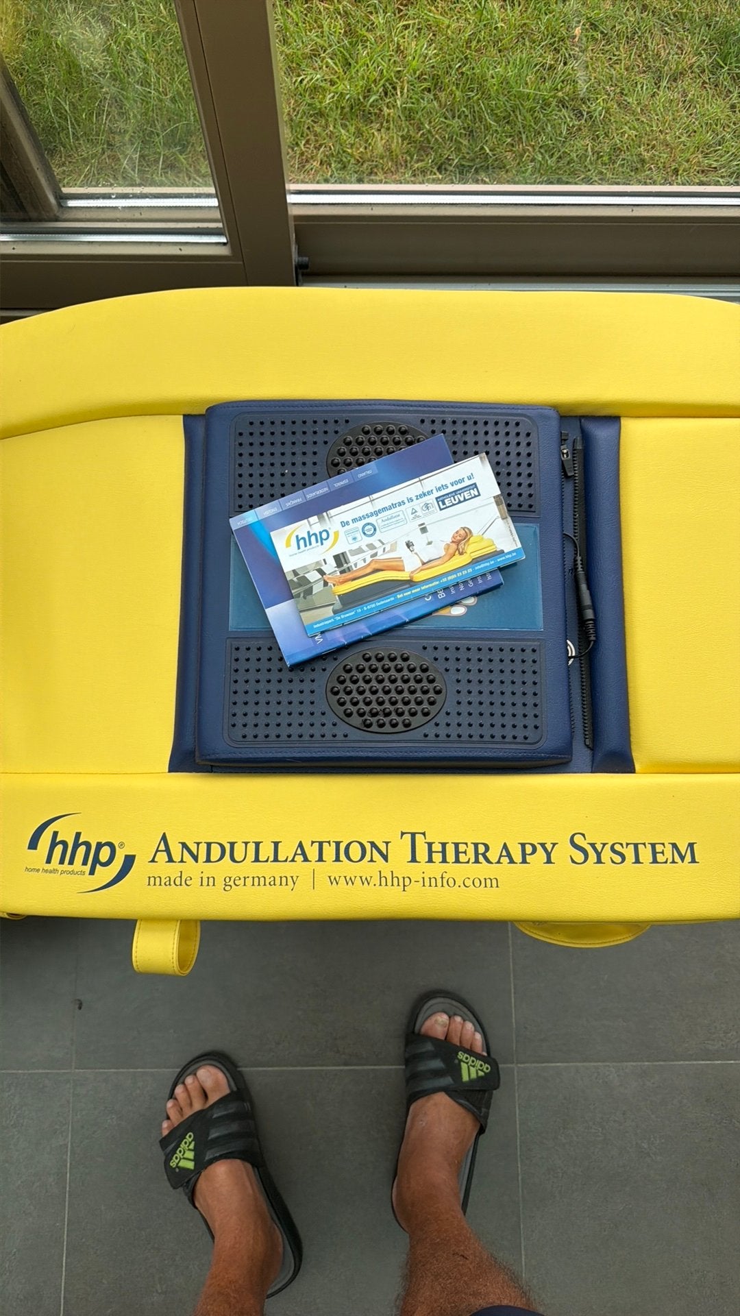 HHP andullatiematras met warmtezones en massagefunctie, Sport en Fitness, Ophalen, Zo goed als nieuw