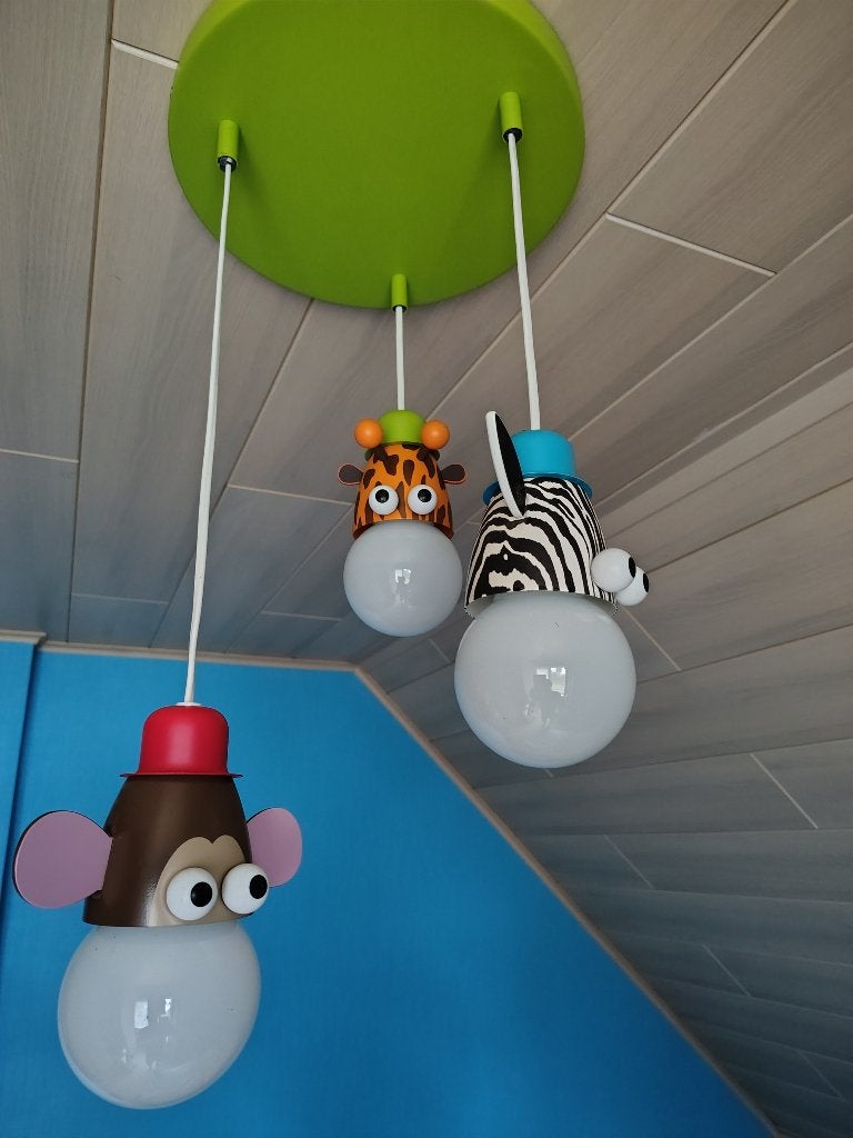 hanglamp kinderkamer my kidsroom zoo philips, Kinderen en Baby's, Ophalen of Verzenden, Zo goed als nieuw, Philips, Lamp