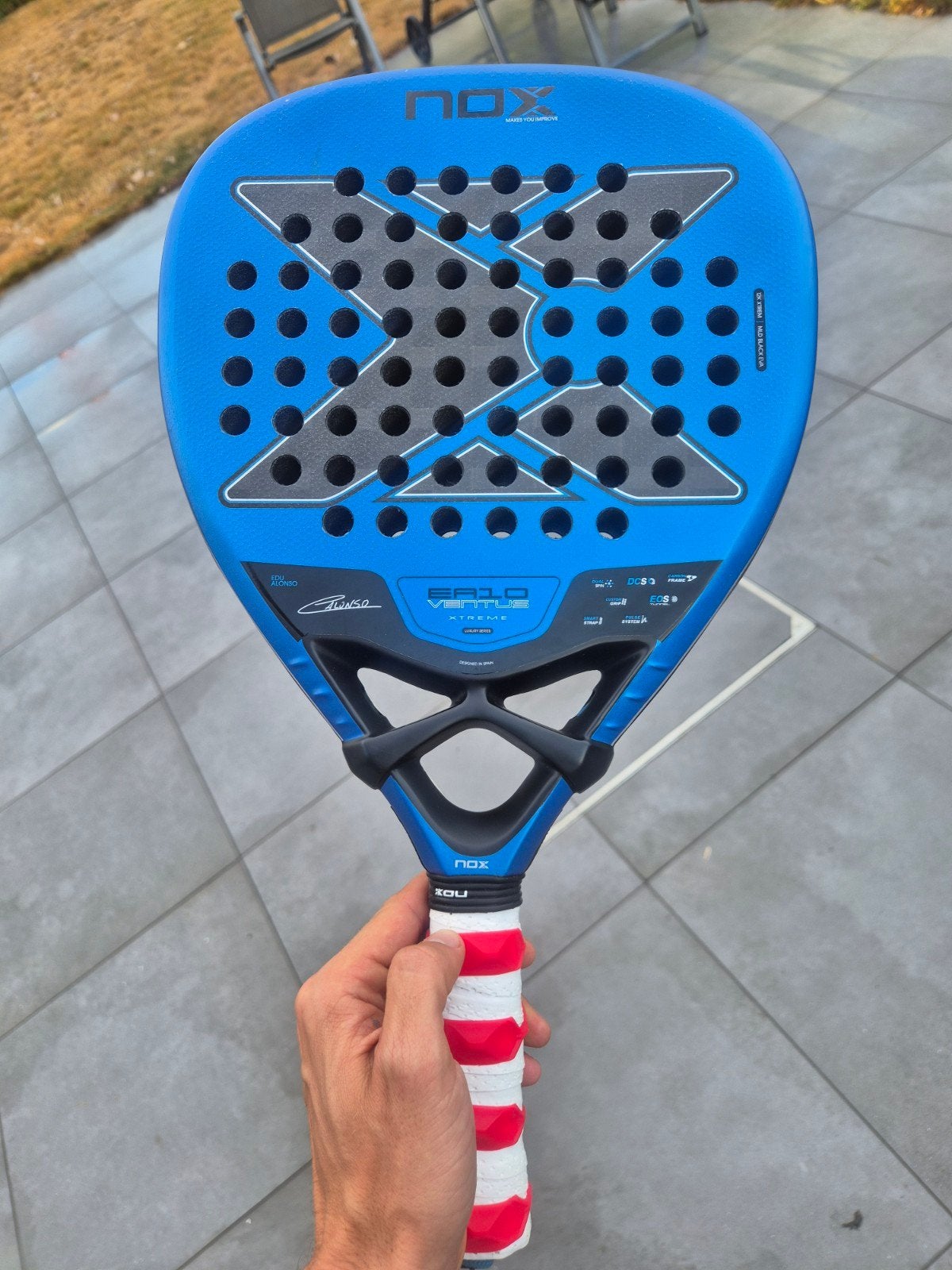 Nox Ea10 Ventus Attack 12k Xtreme By Edu Alonso 2026 - Raket, Sport en Fitness, Ophalen of Verzenden, Zo goed als nieuw, Padelracket