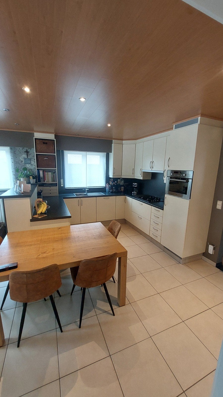 Keuken in goede staat, Huis en Inrichting, Ophalen, Gebruikt, U-keuken, Kunststof