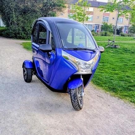 Elektrische overdekte scootmobiel topstaat als nieuwe, Ophalen