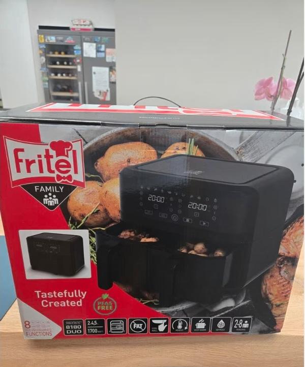 Fritel SnackTastic 8180 Nieuw in doos, Enlèvement ou Envoi, Neuf, Friteuse à air XXL, 1000 à 1499 grammes