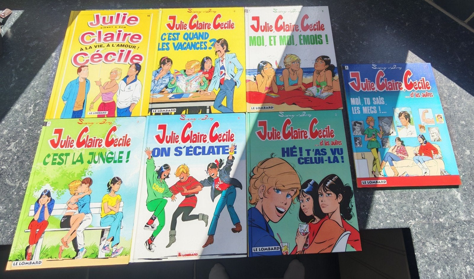 Julie,claire, Cécile. Le lombard, lot, Livres, BD, Plusieurs BD, Enlèvement ou Envoi, Sidney & Bom, Comme neuf