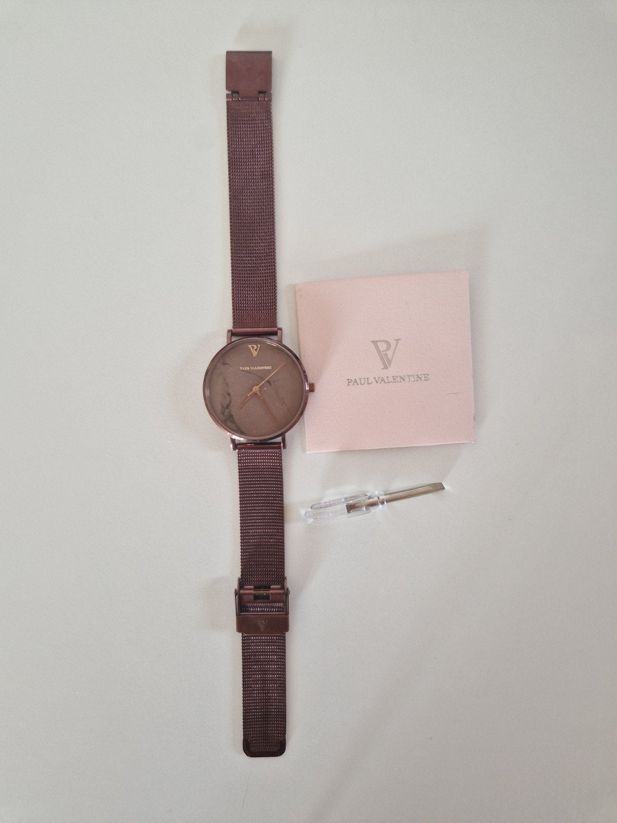 montre paul valentine, Enlèvement ou Envoi