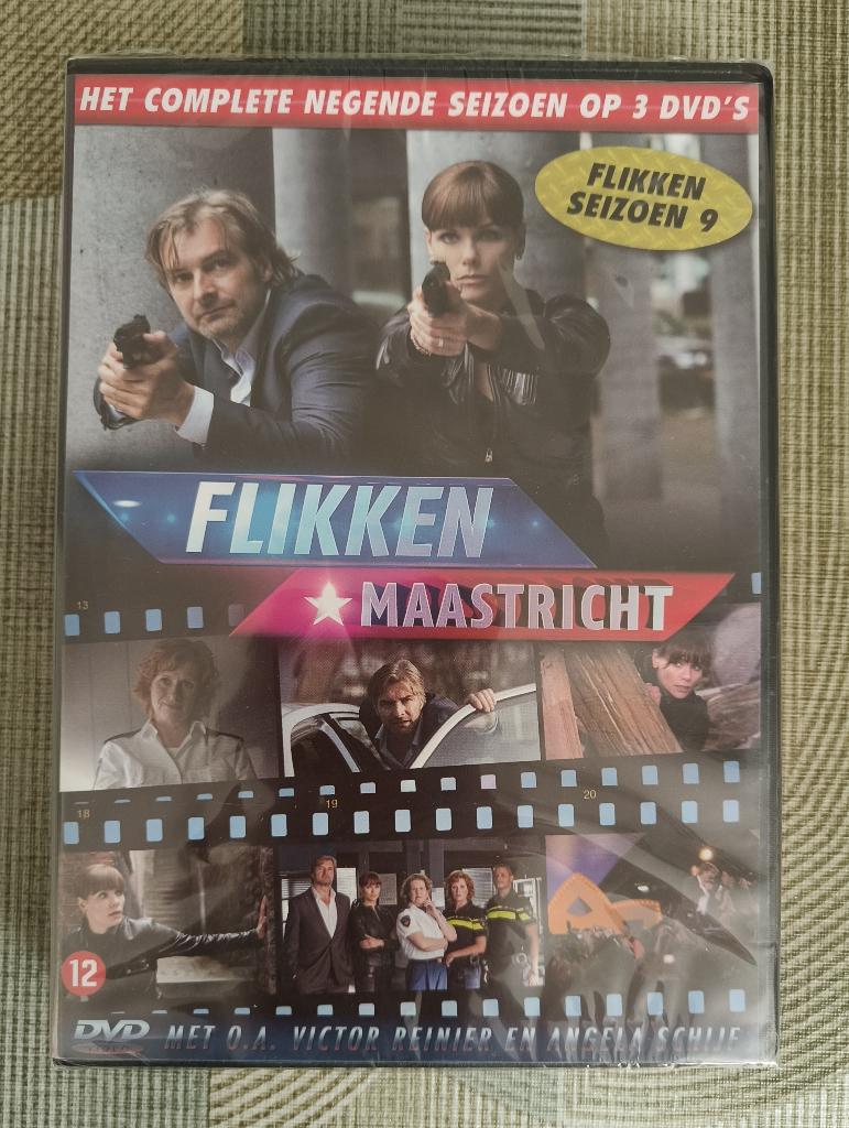 dvd Flikken Maastricht seizoen 9, Cd's en Dvd's, Ophalen, Boxset, Actie en Avontuur, Nieuw in verpakking