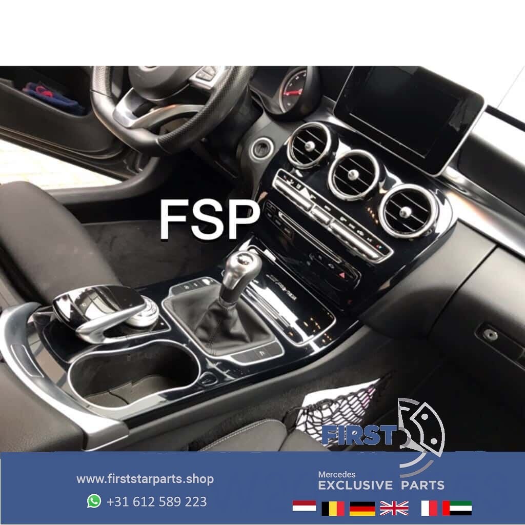 W205 W253 middenconsole Mercedes C Klasse / GLC zwart centre, Auto-onderdelen, Gebruikt, -, Ophalen of Verzenden, -