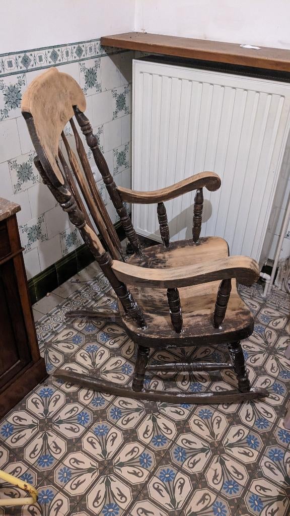 Rocking chair a restaurer, Enlèvement