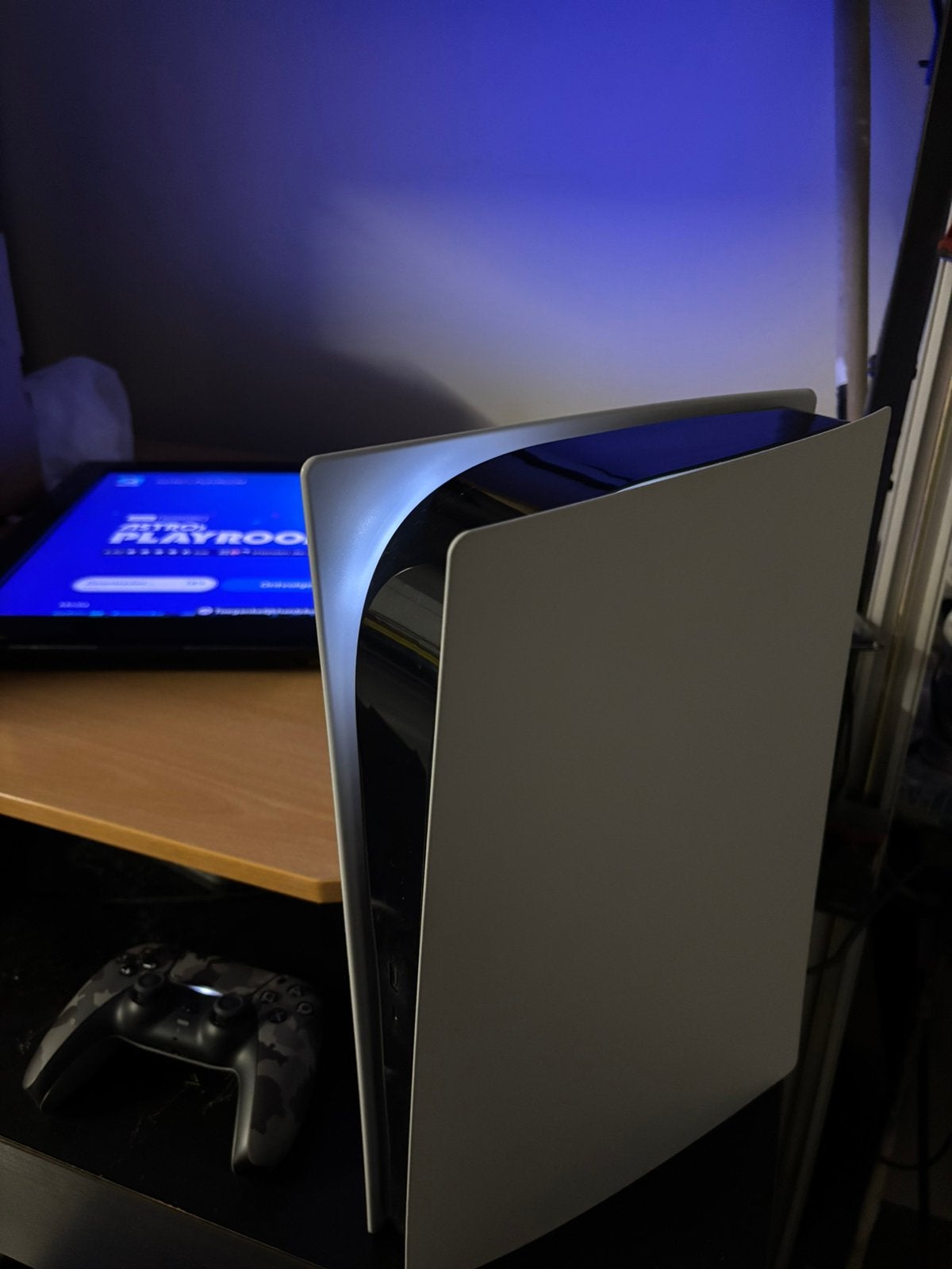 PS5 + camo controller, Games en Spelcomputers, Ophalen, Zo goed als nieuw, Playstation 5