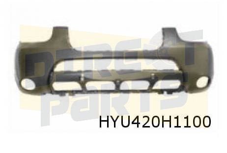 Hyundai Santa Fe 2/06-3/10 voorbumper (te spuiten) Origineel, -, -, Nieuw, Bumper