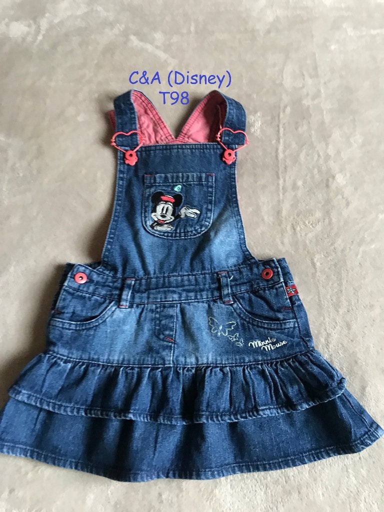 C&A (Disney) robe en jeans T98 en excellent état, Enlèvement ou Envoi, Utilisé, Fille, Robe ou Jupe