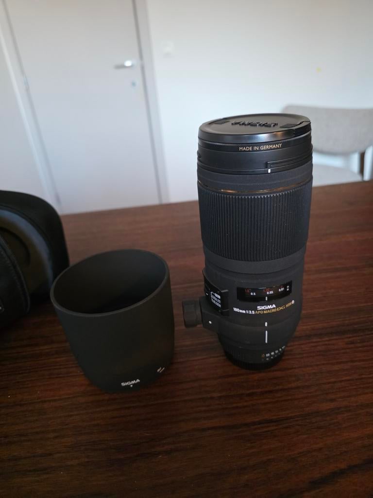Sigma 180 mm f/3,5 APO Macro DG HSM, TV, Hi-fi & Vidéo, Photo | Lentilles & Objectifs, Comme neuf, Objectif macro, Enlèvement ou Envoi