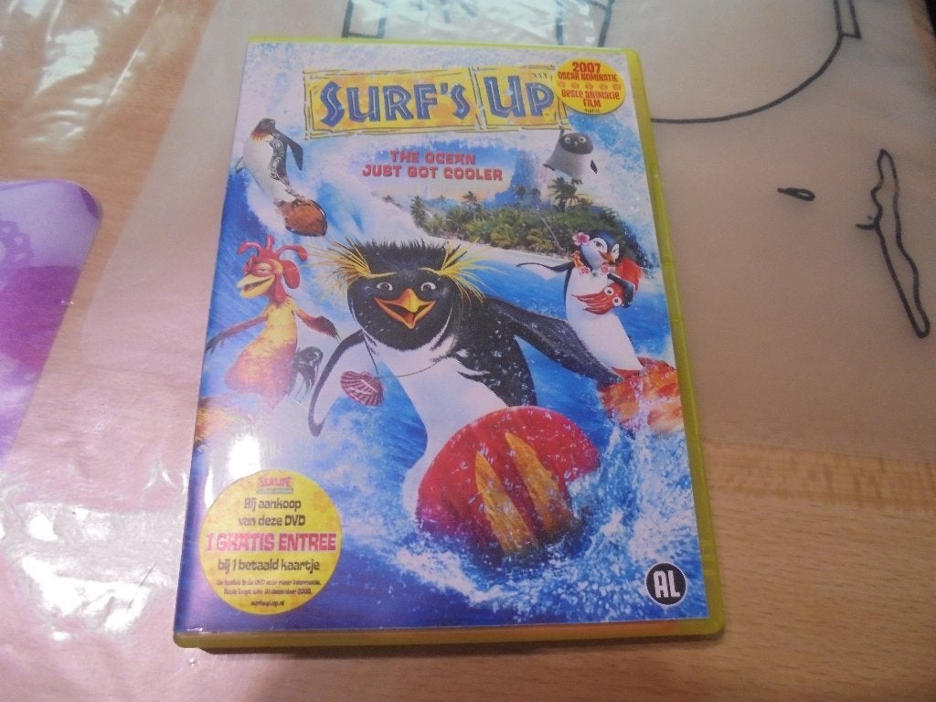 dvd surf's up, CD & DVD, Enlèvement ou Envoi, Néerlandais, Film, Comédie