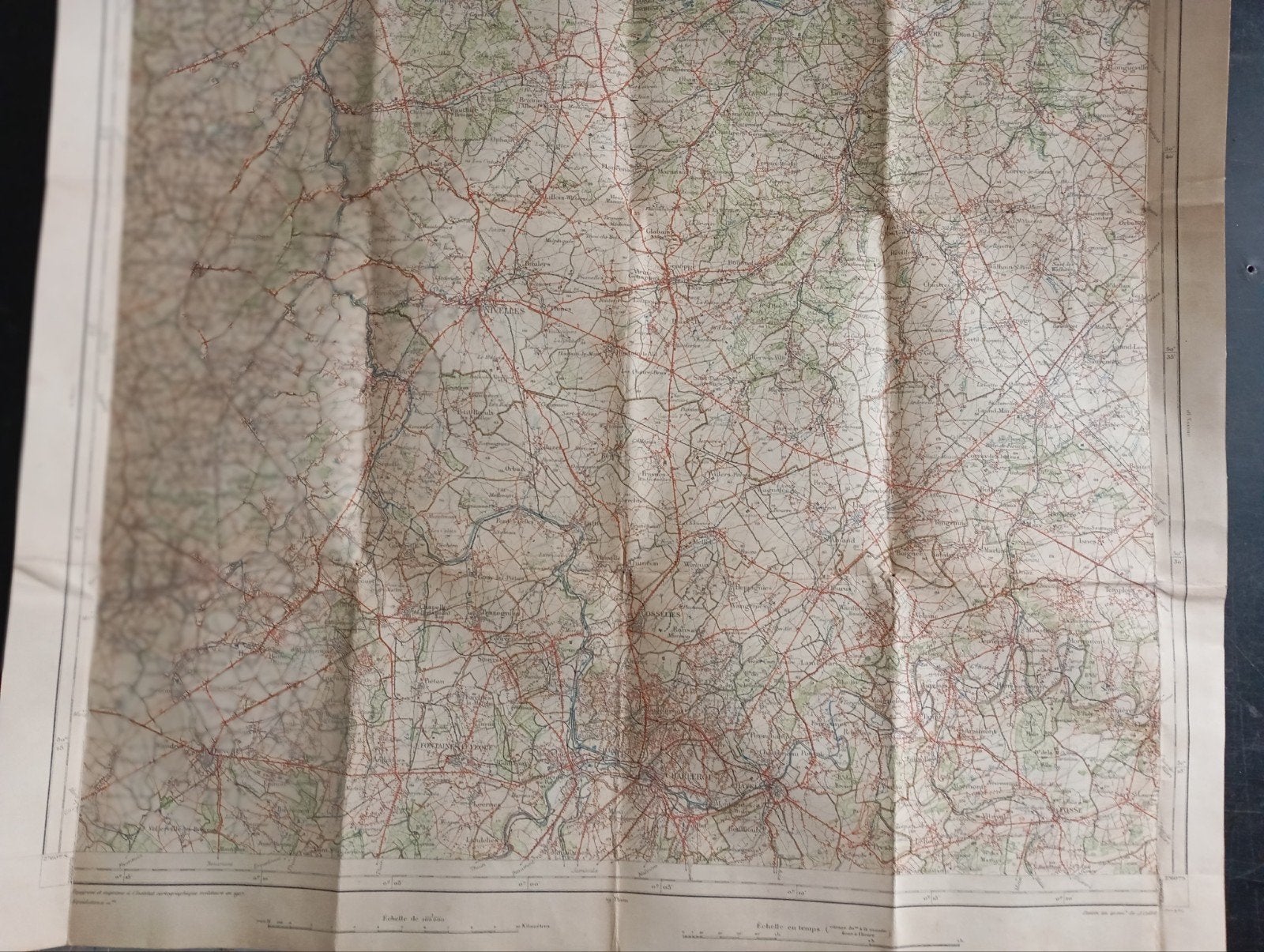 Carte topographique militaire de Charleroi 1907 — échelle 1:, Enlèvement ou Envoi