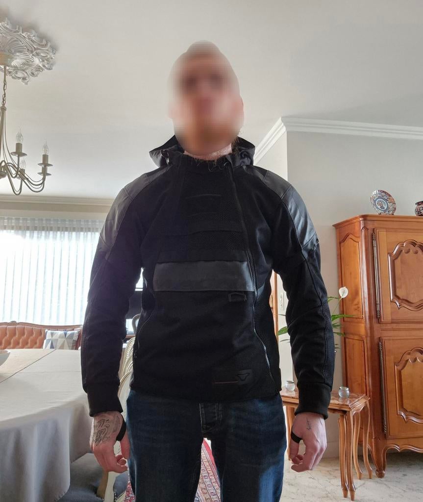 Gilet de moto Macna Rebelite Medium avec protection dorsale, Motos, Enlèvement ou Envoi, Hommes, Macna, Manteau | tissu
