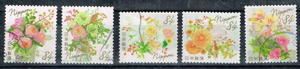 Postzegels uit Japan - K 5054 - bloemwerk, Verzenden, Gestempeld, Oost-Azië