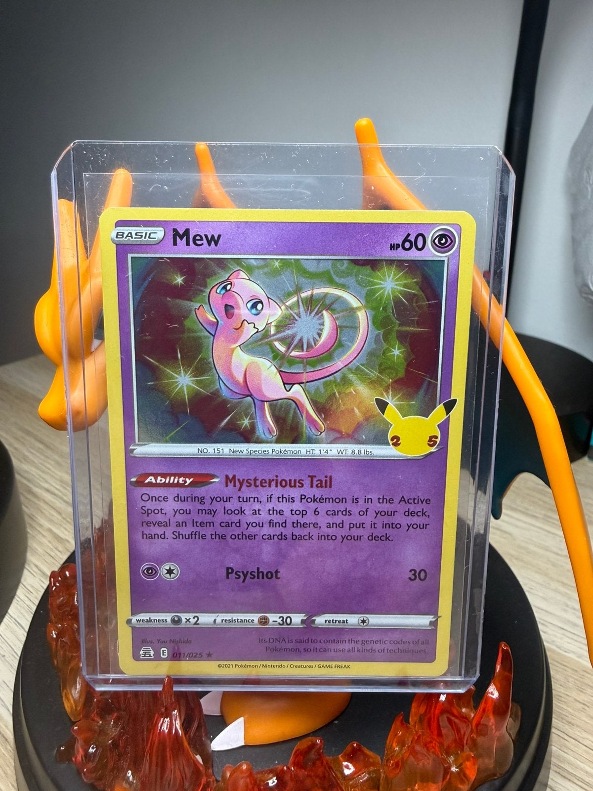Pokémon Mew 25th Anniversary Promo 011/025 – Near Mint, Ophalen of Verzenden, Zo goed als nieuw