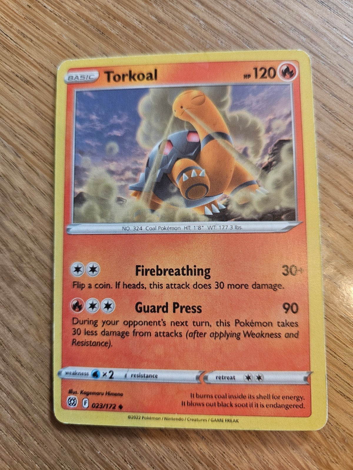 Torkoal, Ophalen