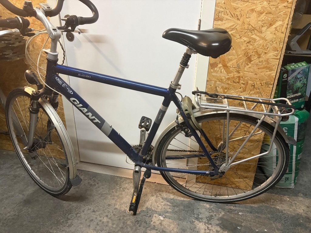 Kotfiets heren, Ophalen, Gebruikt, Velgrem, Versnellingen