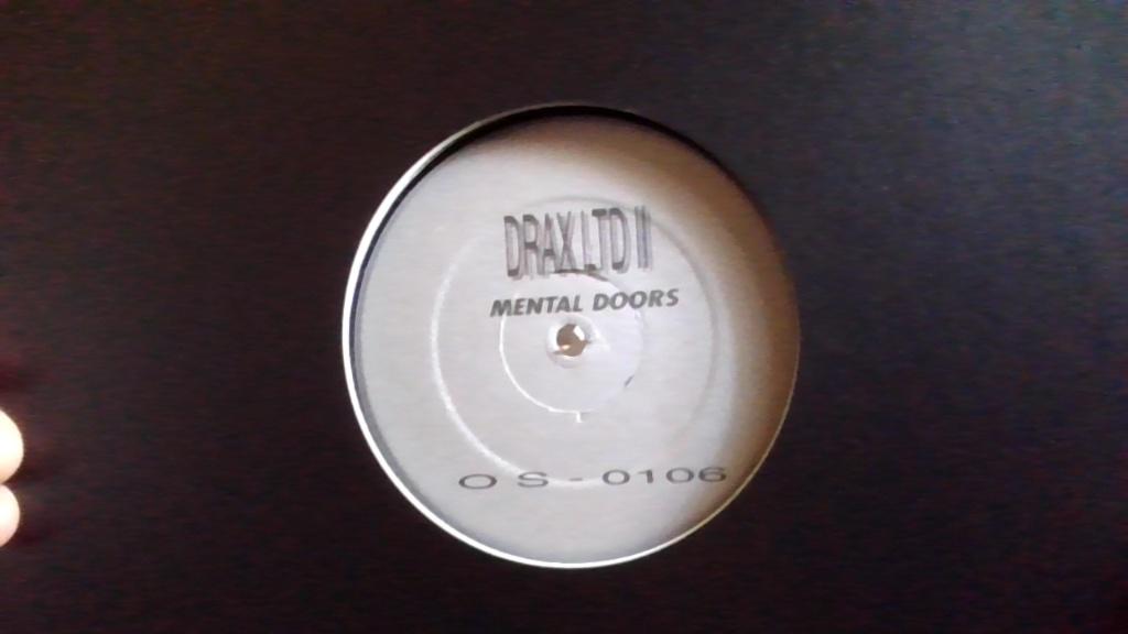 DRAX LTD " MENTAL DOORS ", Cd's en Dvd's, Vinyl | Dance en House, Ophalen of Verzenden, Zo goed als nieuw, 12 inch, Techno of Trance