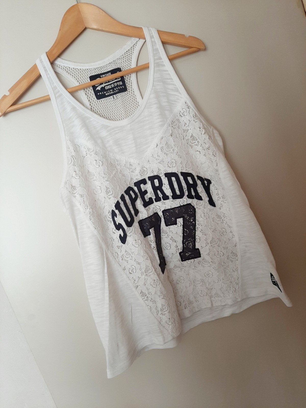 chemisier superdry, Sans manches, Enlèvement ou Envoi, Superdry, Comme neuf