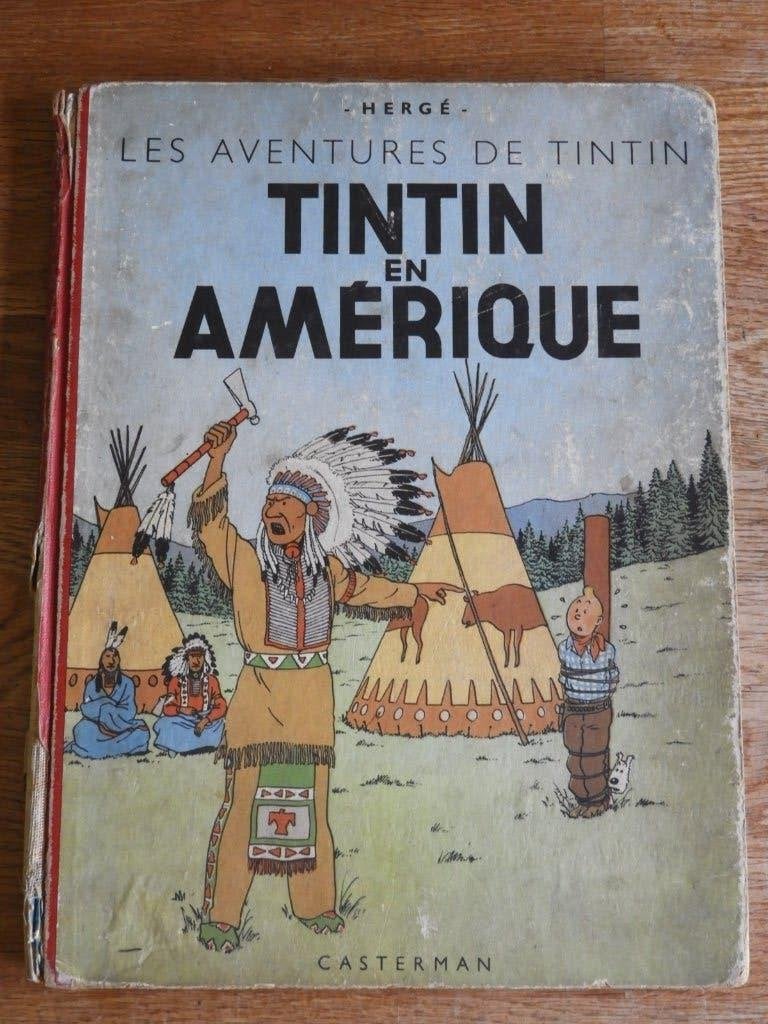 Tintin en Amérique, Une BD, Enlèvement ou Envoi, Utilisé, Hergé.