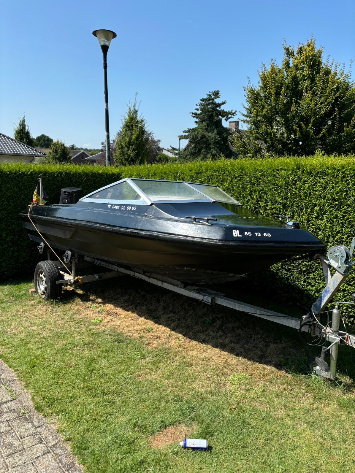 Speedboot met trailer te koop, Watersport en Boten, Speedboten, Ophalen of Verzenden