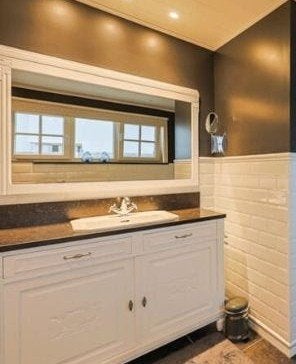 Landelijke badkamer meubel, Ophalen, Gebruikt, (Half)hoge kast
