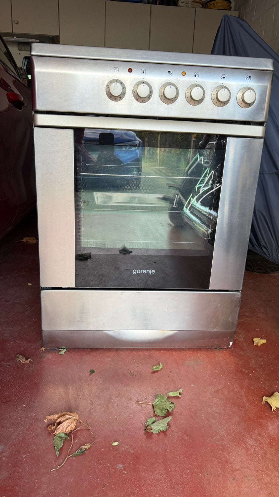 Kookvuur met oven, Ophalen, Keramisch, 4 kookzones, Zo goed als nieuw
