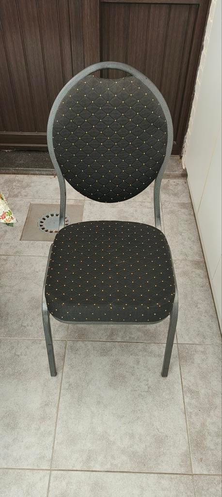 6 chaises horeca, Tissus, Comme neuf, Enlèvement, Une