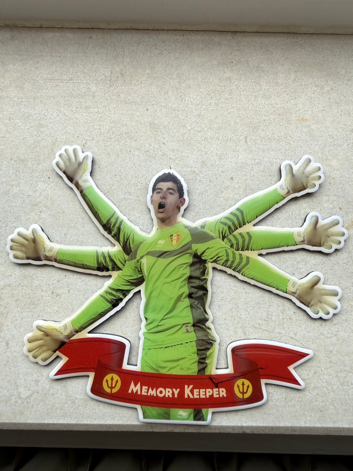 Magneet courtois rode duivels, Enlèvement ou Envoi, Neuf, Autres types
