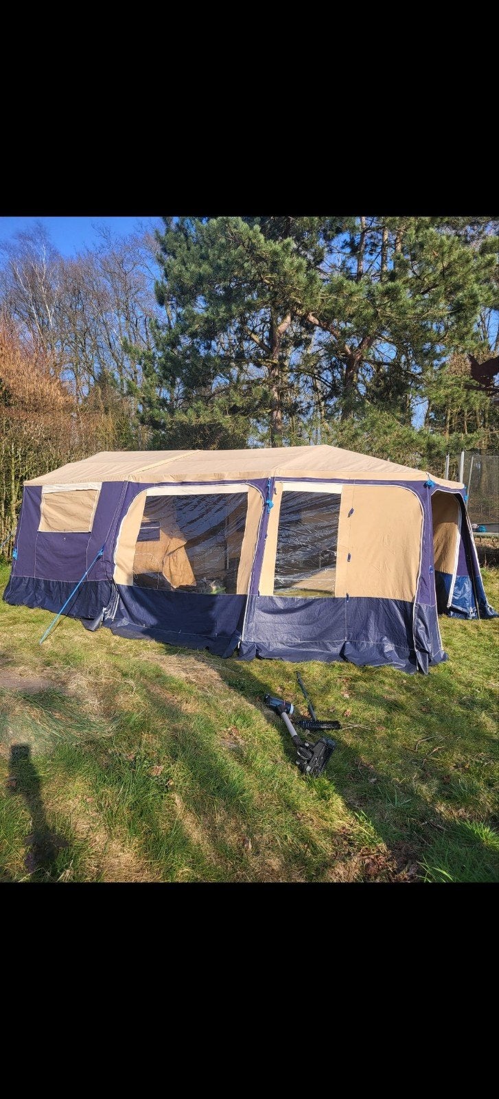 chevery trigano vouwwagen, Caravans en Kamperen, Vouwwagens, Ophalen, Trigano, Beige, Aanwezig