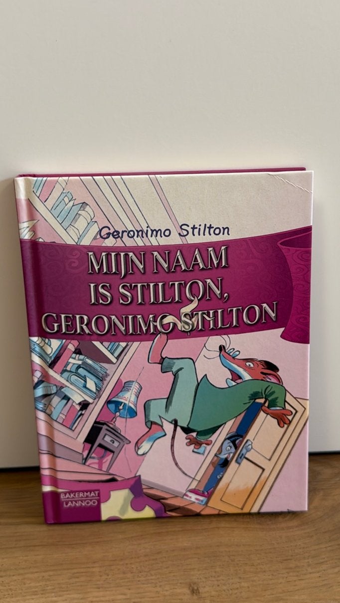 Geronimo Stilton - Mijn naam is Stilton, Geronimo Stilton, Boeken, Fictie algemeen, Geronimo Stilton, Ophalen of Verzenden, Zo goed als nieuw