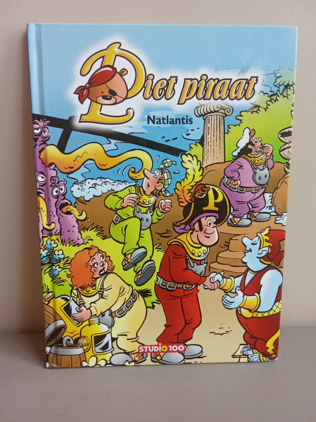 Piet Piraat leesboek, Ophalen