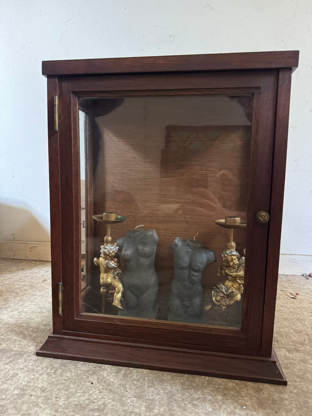 VITRINE 48x37x16,5 🪵, Maison & Meubles, Enlèvement, Comme neuf