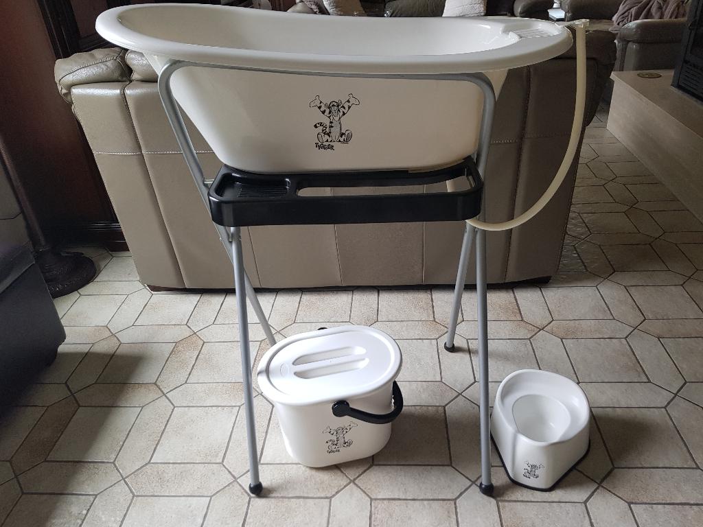 Tigger babybad met staander, luieremmer en potje, Ophalen, Luieremmer, Bébé-jou