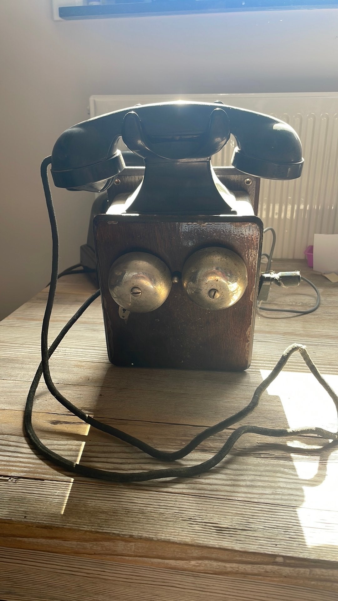 Ancien telephone, Antiquités & Art, Curiosités & Brocante, Enlèvement ou Envoi