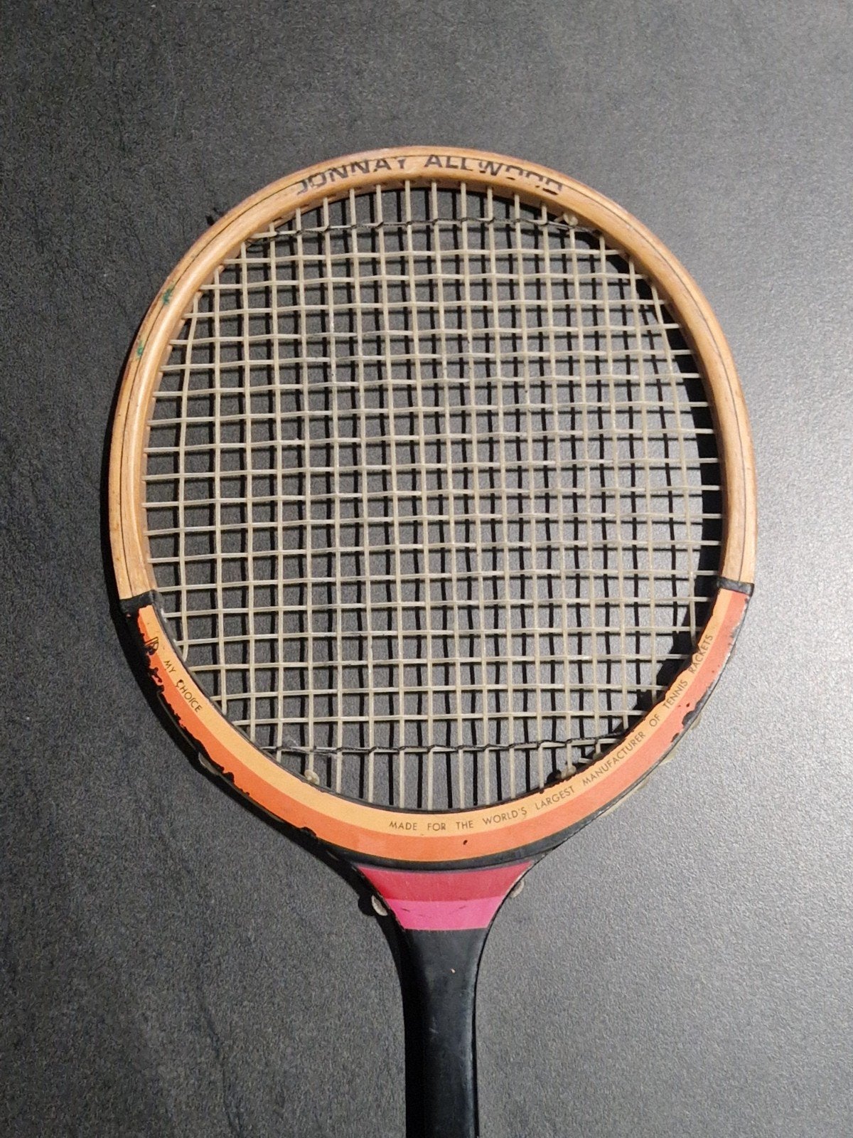 tennisracket Donnay my choice, mid '70, Ophalen of Verzenden, Gebruikt, Overige merken