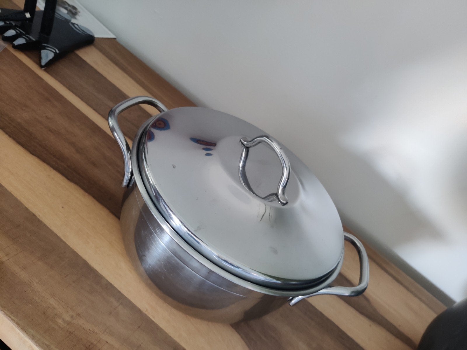 Kookpot 20x10cm, Geschikt voor inductie, Ophalen of Verzenden, Gebruikt, Inox